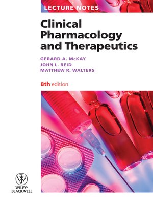 cover image of Clinical Pharmacology and Therapeutics
